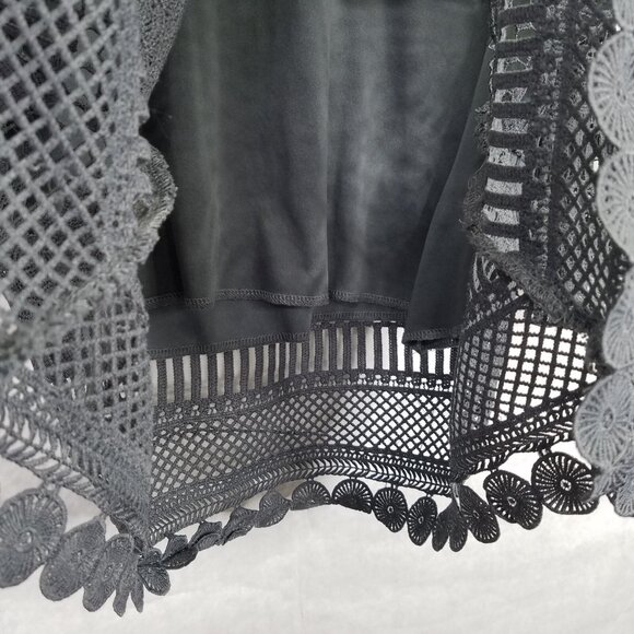 Gray Lace Women Top - Picture 8 of 16